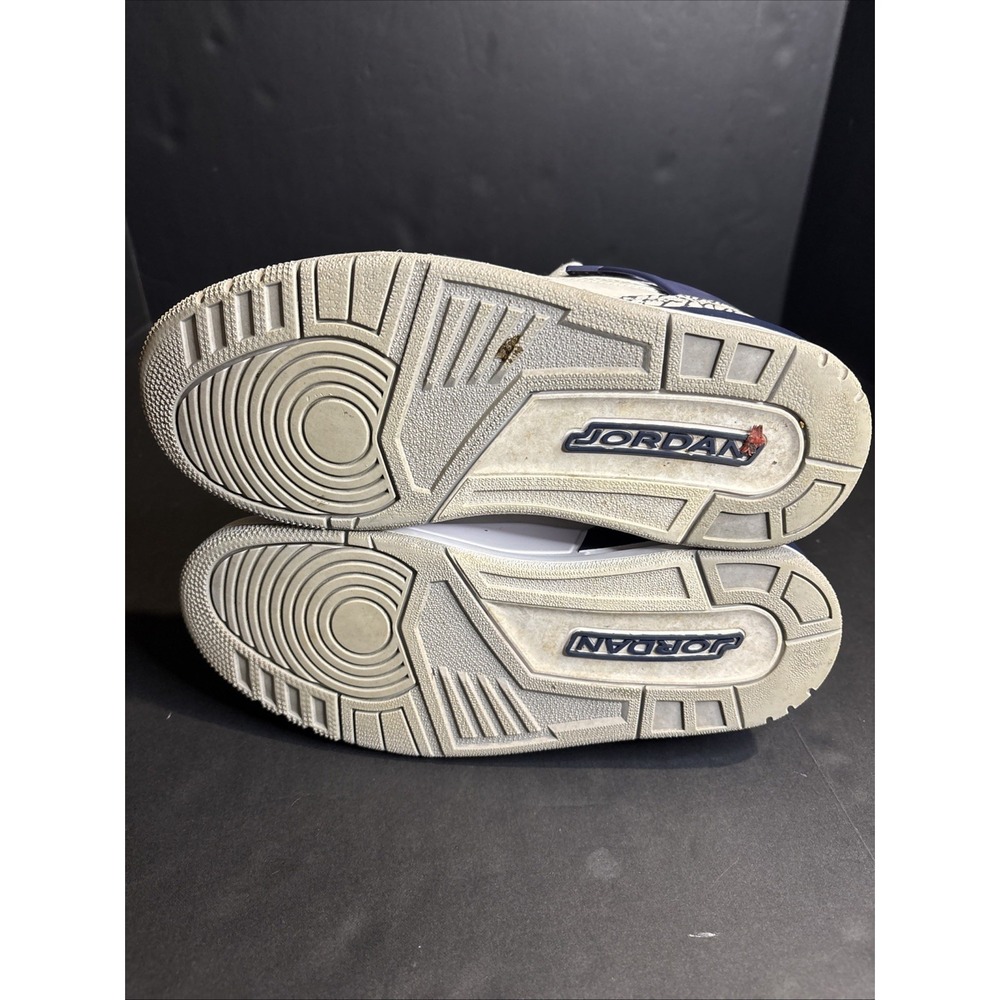 Size 8.5 - Air Jordan Spizike Low White Midnight Navy - Picture 7 of 16